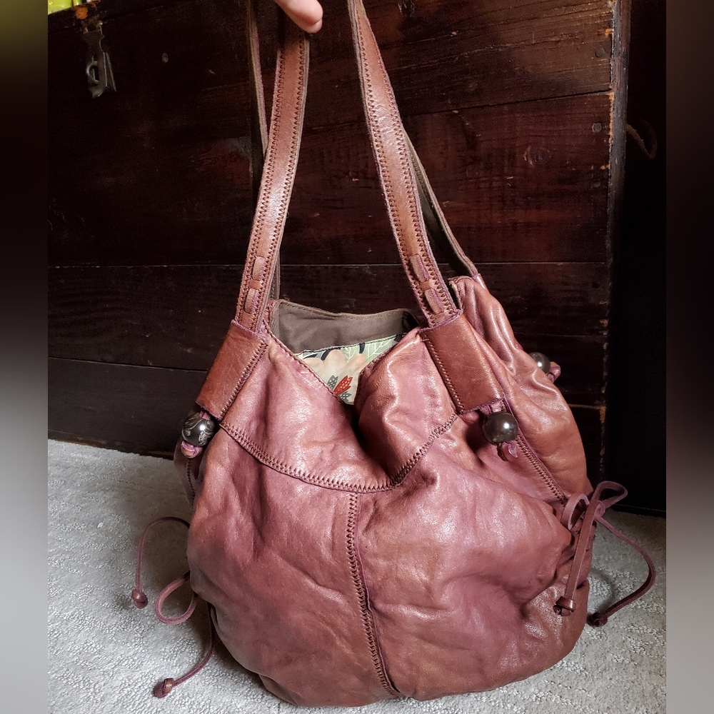 Lucky Brand Italian Leather Shoulder Bag